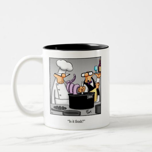 Funny Chef Humor Coffee Mok (Links)