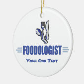 Funny Chef Keramisch Ornament (Links)