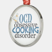 Funny Chef Metalen Ornament (Links)