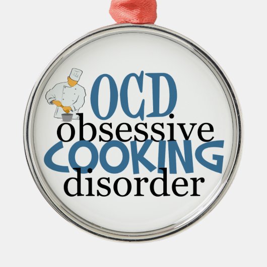 Funny Chef Metalen Ornament (Voorkant)