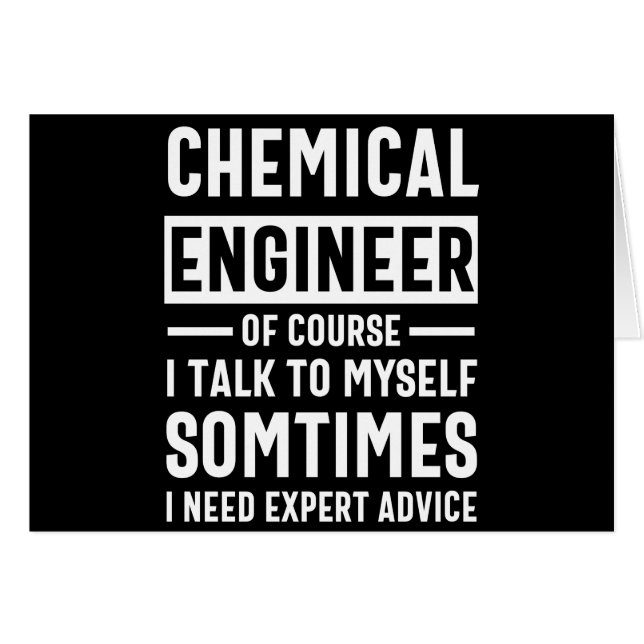Funny Chemical Engineer (Voorkant Horizontaal)