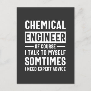 Funny Chemical Engineer Briefkaart