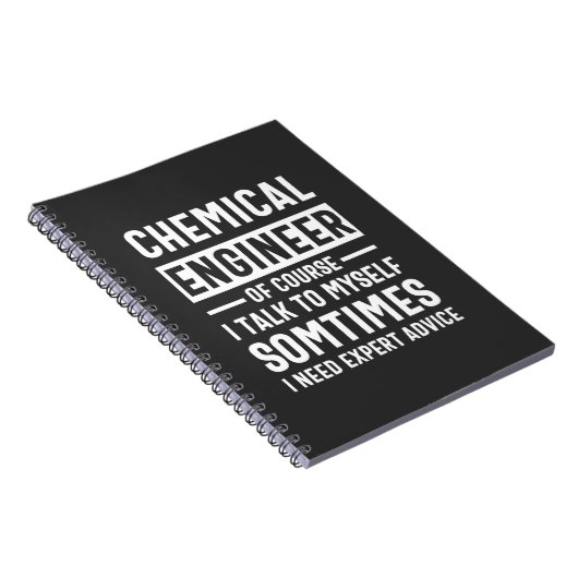 Funny Chemical Engineer Notitieboek (Rechterzijde)