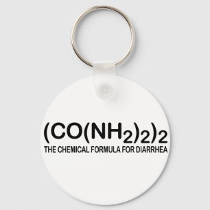 Funny Chemical Formule voor Diarree Sleutelhanger