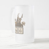 Funny chemie beer ontdekte bier matglas bierpul (Voorkant links)