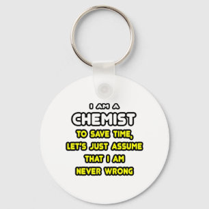 Funny Chemist T-Shirts en Gifts Sleutelhanger