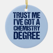 Funny Chemistry Afstuderen Keramisch Ornament (Voorkant)