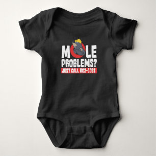 Funny Chemistry Formula Mole Problem Science Romper