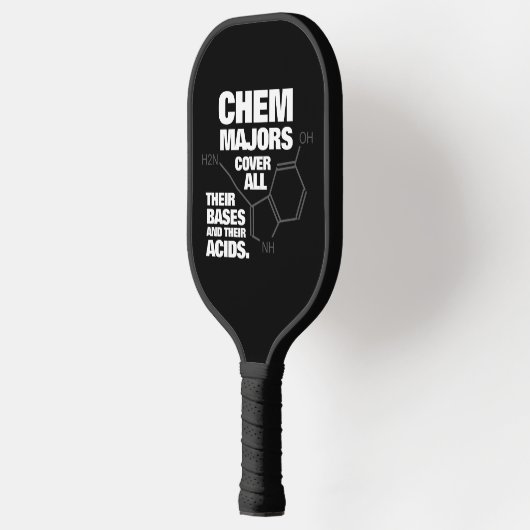 Funny Chemistry Majors Hoesje hun bassen ... Pickleball Paddle (Links)