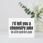 Funny Chemistry Meme for Teachers Students Briefkaart (Staand voorkant)