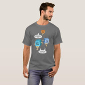 Funny Chemistry Periodic Table Pun T-Shirt (Voorkant volledig)