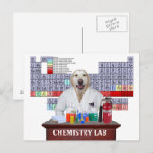 Funny Chemistry Teacher Briefkaart met Lab (Voorkant / Achterkant)