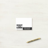 Funny Chemistry Teacher Quote Post-it® Notes (Op bureau)