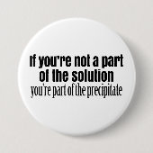Funny Chemistry Teacher Quote Ronde Button 7,6 Cm (Voorkant)