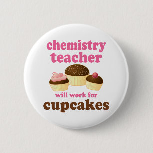 Funny Chemistry Teacher Ronde Button 5,7 Cm