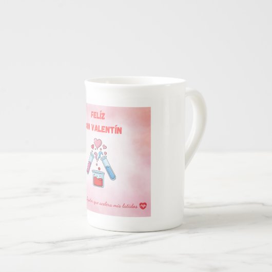 Funny Chemistry Valentine's Mug (Devant droit)