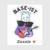 Funny Chemistry-woordspeling op de basislijst Sticker (Vel)