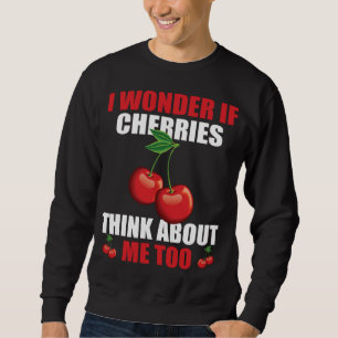 Funny Cherry Gezegde Kersen Lover Kleding Trui