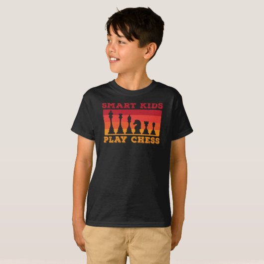 Funny Chess Board Champion Kind Board Game Night T-shirt (Voorkant volledig)