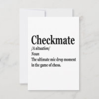 Funny Chess Checkmate Definition Chess Lover