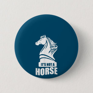 Funny Chess is geen paarse kinderspeelster Ronde Button 5,7 Cm