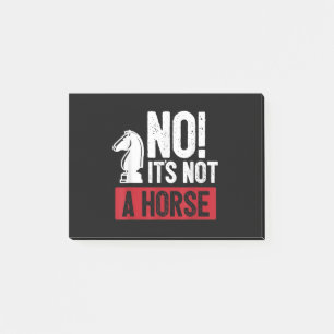 Funny Chess King Castling Design Post-it® Notes