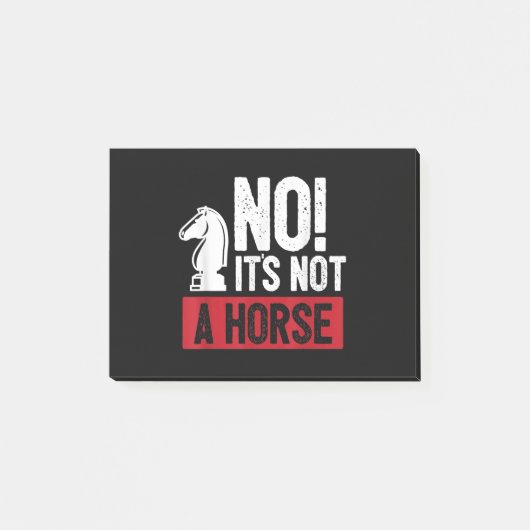 Funny Chess King Castling Design Post-it® Notes (Voorkant)