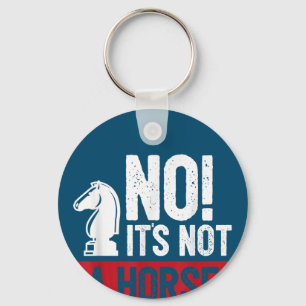 Funny Chess King Castling Design Sleutelhanger