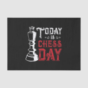 Funny Chess King Castling Design Tissuepapier