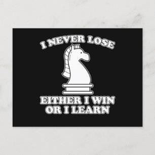 Funny Chess Piece Chess Player Fun Chess Game Gift Briefkaart