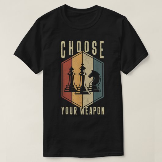 Funny Chess Player Strategy Design T-shirt (Design voorkant)