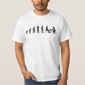 Funny Chess Players Mankind Evolution Parody Bv T-shirt (Voorkant)