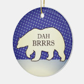 Funny Chicago Holiday Ornament (Links)