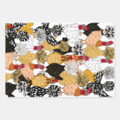 Funny Chicken Birthday Inpakpapier Vel (Voorkant 2)