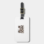 Funny Chicken Classic Retro Style Bagagelabel (Voorkant verticaal)