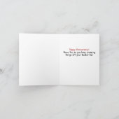 Funny Chicken Couple Jubileum Kaart (Binnen)