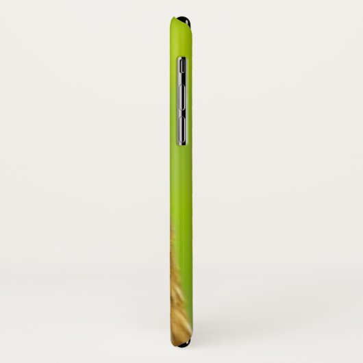 Funny Chicken Face over Groen Case-Mate iPhone Case (Achterkant/links)