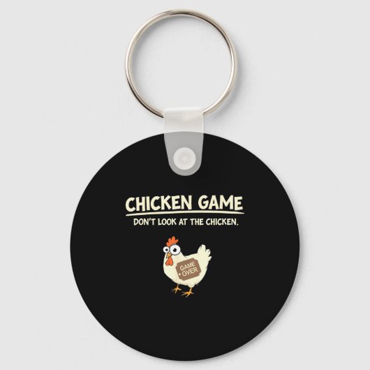 Funny Chicken Game Design Ltd Uni Chicken Game_ Do Sleutelhanger (Voorkant)