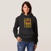 Funny Chicken Graphic | Abstract Chicken Face | Hoodie (Voorkant volledig)