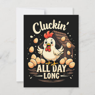 Funny Chicken Humor Rustic Boerderij Life Sierkuss Briefkaart
