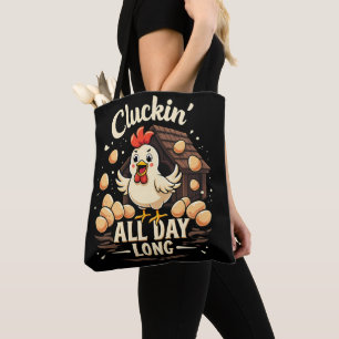 Funny Chicken Humor Rustic Boerderij Life Sierkuss Draagtas