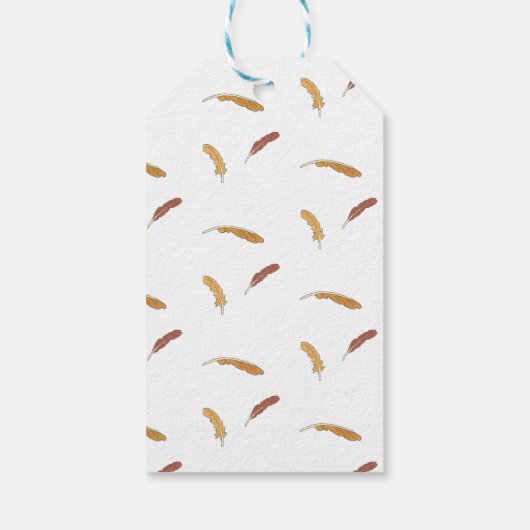 Funny Chicken Kerstmis Cadeaulabel (Achterkant)