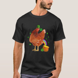 Funny Chicken Leprechaun Pet St. Patrick's Day Sha T-shirt