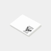 Funny Chicken Lover F Off Boerderij Rooster Post-it® Notes (Schuin)