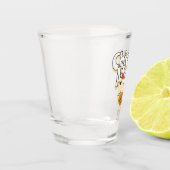 Funny Chicken Mama Shot Glas (Links)