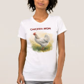 Funny Chicken Mom Farm T-shirt (Voorkant)