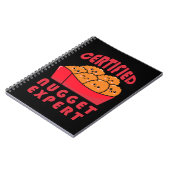 Funny Chicken Nugget Expert Nug Life Notitieboek (Linkerzijde)