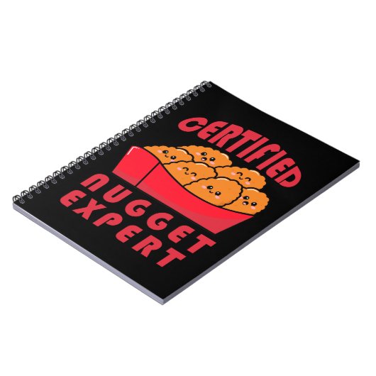 Funny Chicken Nugget Expert Nug Life Notitieboek (Linkerzijde)