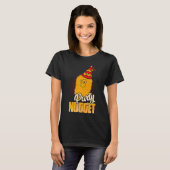 Funny Chicken Nugget T Fast Food Costume T-shirt (Voorkant volledig)