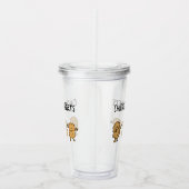 Funny Chicken Nuggets Acryl Drinkbeker (Rechts)